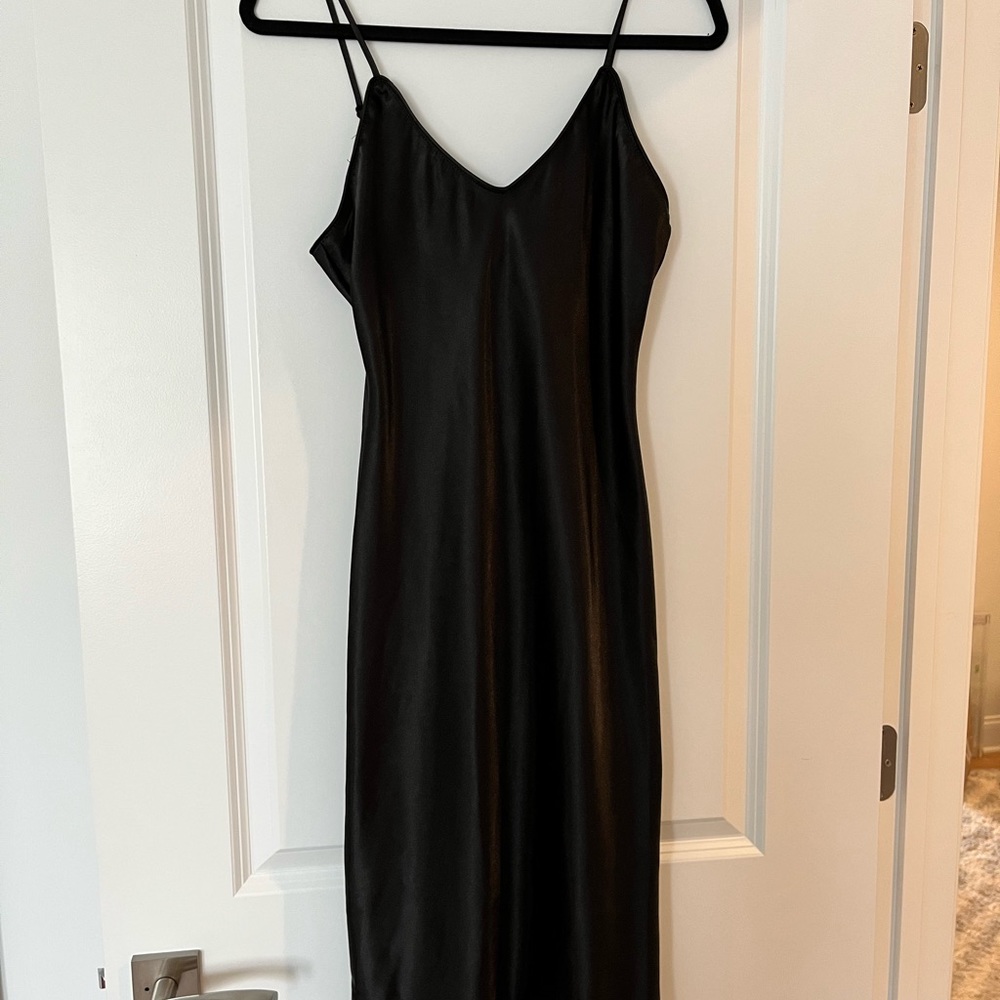 Black Bebe Slip Dress